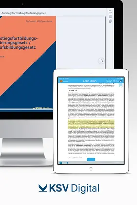 Aufstiegsfortbildungsförderungsgesetz (AFBG) / Berufsbildungsgesetz (BBiG) (digital)