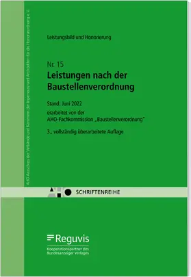 Leistungsbild und Honorierung - Leistungen nach der Baustellenverordnung Onlineversion