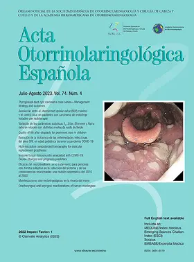 Acta Otorrinolaringologica Espanola