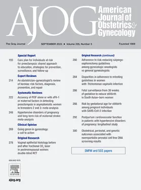 American Journal of Obstetrics & Gynecology