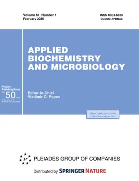 Applied Biochemistry and Microbiology
