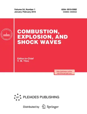 Combustion, Explosion, and Shock Waves