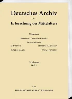 Deutsches Archiv für Erforschung des Mittelalters
