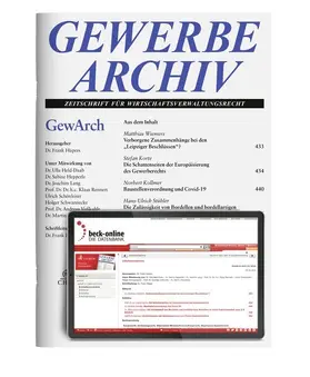 Gewerbearchiv (GewArch)