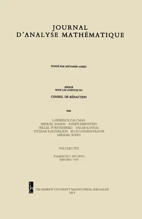 Journal d'Analyse Mathématique