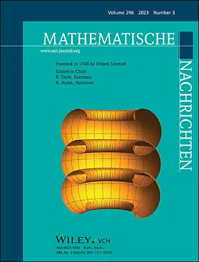 Mathematische Nachrichten - Mathematical News