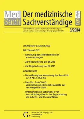 Der medizinische Sachverständige