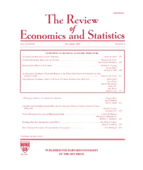 The Review of Economics and Statistics