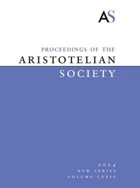 Proceedings of the Aristotelian Society