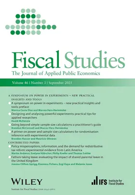 Fiscal Studies