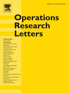 Operations Research Letters