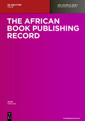 The African Book Publishing Record