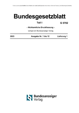 Bundesgesetzblatt BGBL Teil II