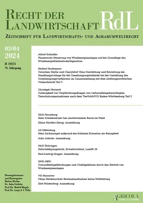 Recht der Landwirtschaft (RdL)
