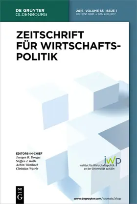 Zeitschrift für Wirtschaftspolitik