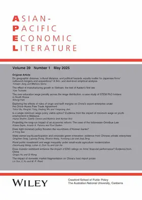 Asian-Pacific Economic Literature