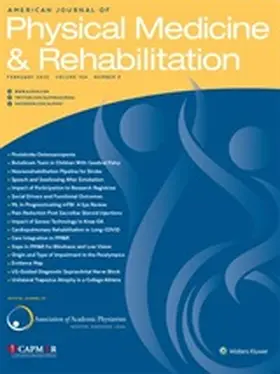 American Journal of Physical Medicine & Rehabilitation