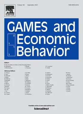 Games and Economic Behavior