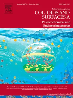 Colloids and Surfaces A: Physicochemical and Engineering Aspects