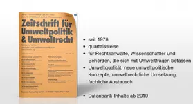 Zeitschrift für Umweltpolitik und Umweltrecht (ZfU)