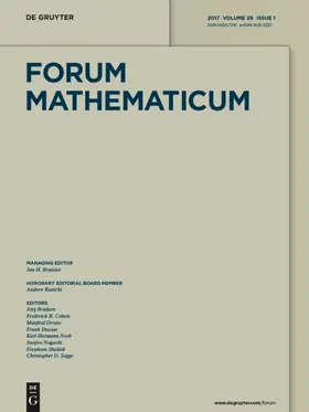 Forum Mathematicum