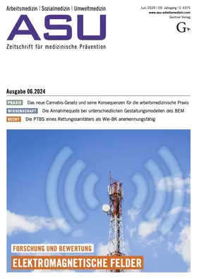 ASU Arbeitsmedizin, Sozialmedizin, Umweltmedizin