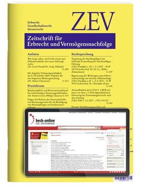 Zeitschrift für Erbrecht und Vermögensnachfolge (ZEV)
