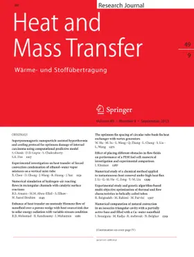 Heat and Mass Transfer