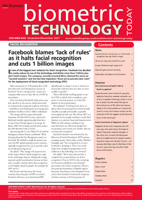 Biometric Technology Today