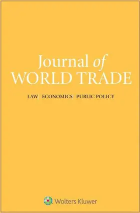 Journal of World Trade