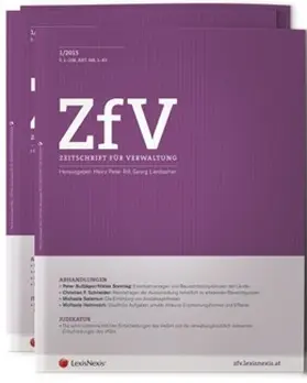 ZfV - Zeitschrift für Verwaltung