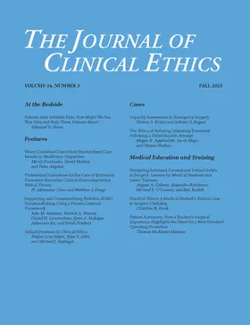 The Journal of Clinical Ethics