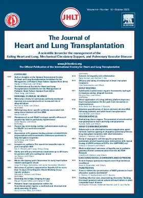 The Journal of Heart and Lung Transplantation