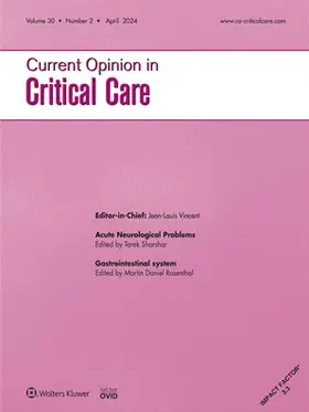 Current Opinion in Critical Care