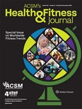 ACSM's Health & Fitness Journal
