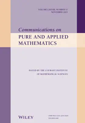 Communications on Pure and Applied Mathematics