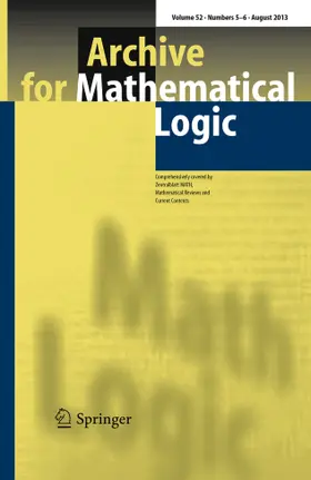 Archive for Mathematical Logic
