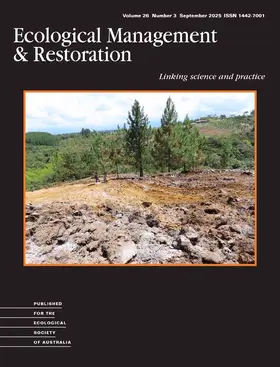 Ecological Management & Restoration