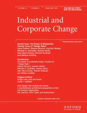 Industrial and Corporate Change
