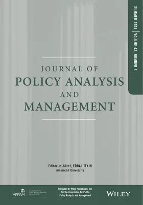 Journal of Policy Analysis and Management
