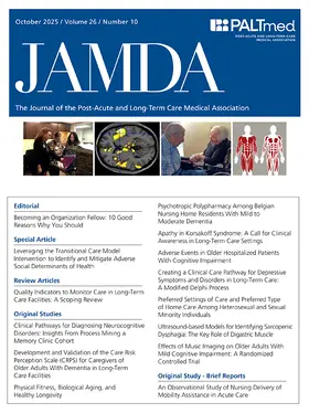 Journal of the American Medical Directors Association