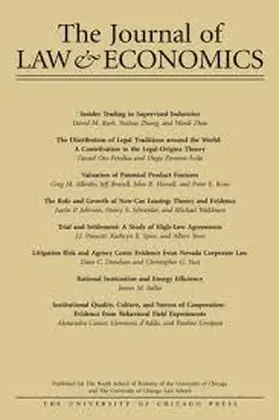 The Journal of Law and Economics