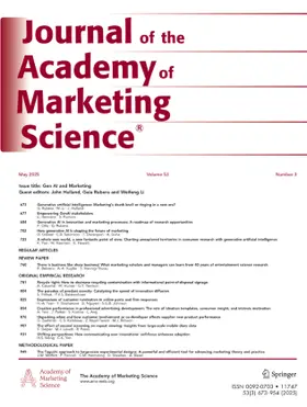 Journal of the Academy of Marketing Science