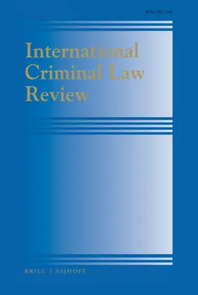 International Criminal Law Review