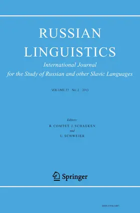 Russian Linguistics