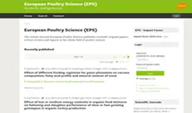 European Poultry Science