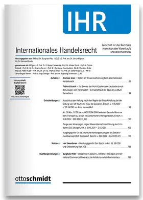IHR - Internationales Handelsrecht