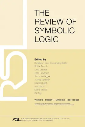 The Review of Symbolic Logic