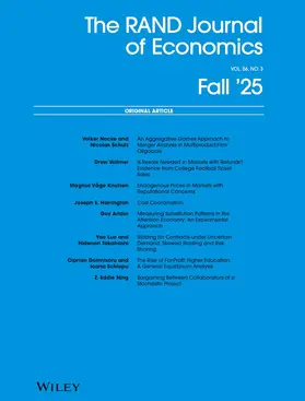 The RAND Journal of Economics