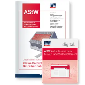 AStW Aktuelles aus dem Steuer- und Wirtschaftsrecht